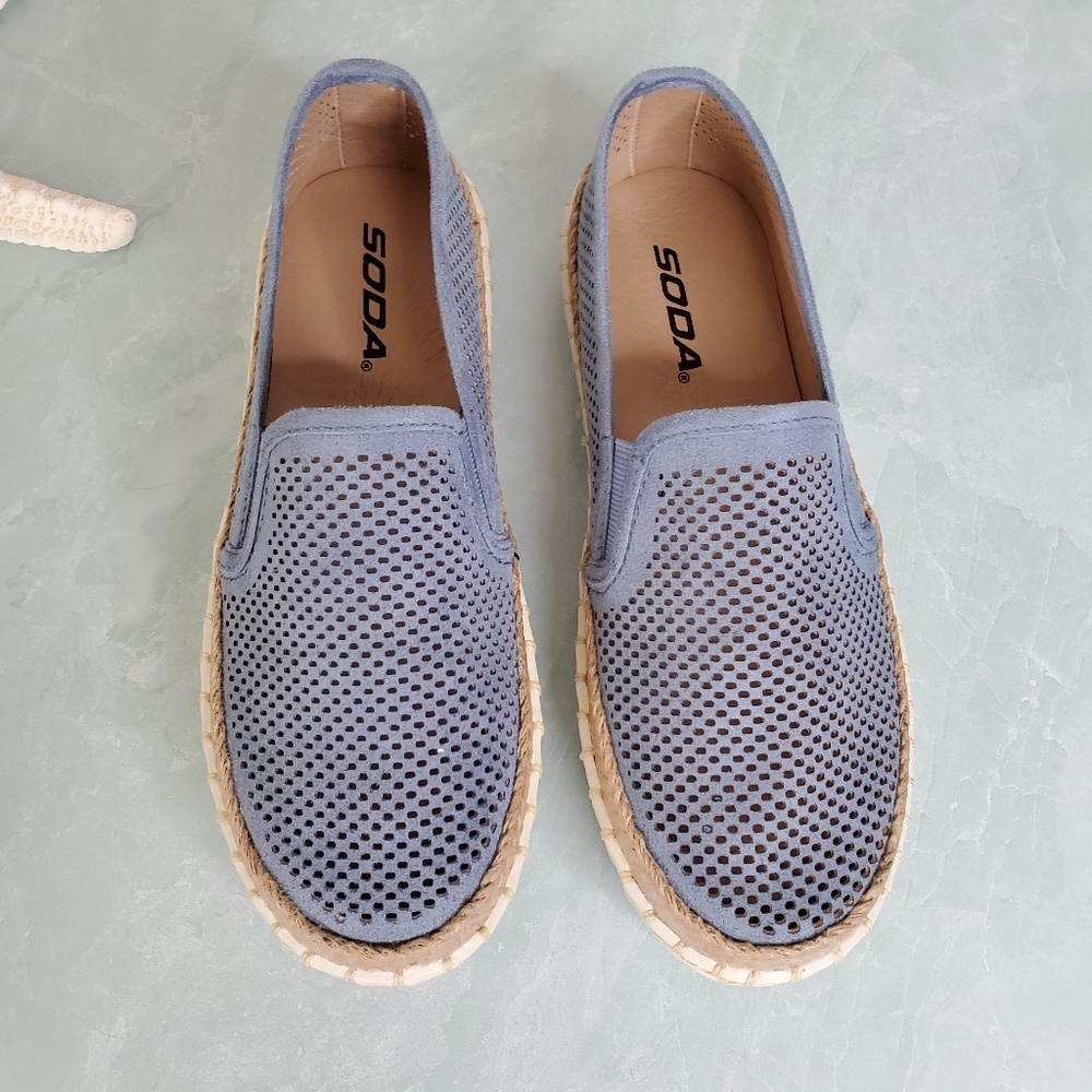 NEW Soda Blue Soda Slip On Shoes - Picture 3 of 6